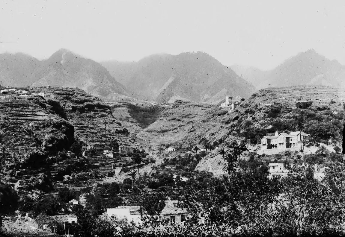 Las Nieves vista desde La Dehesa.